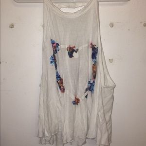 5ifth degree flowey crop top